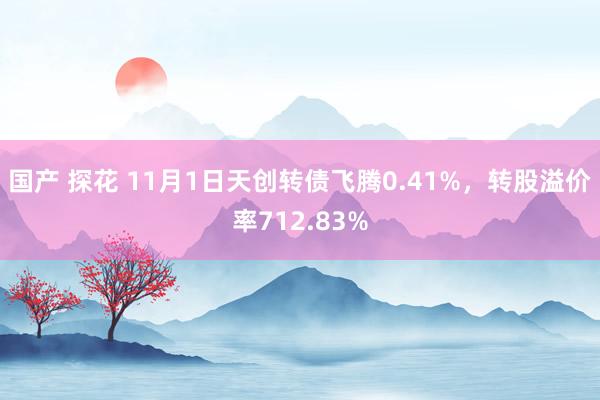 国产 探花 11月1日天创转债飞腾0.41%，转股溢价率712.83%