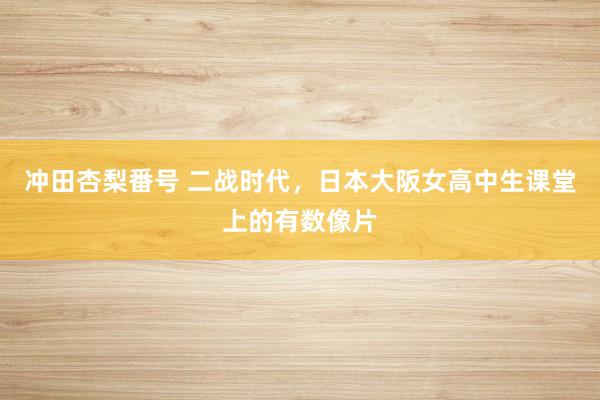 冲田杏梨番号 二战时代，日本大阪女高中生课堂上的有数像片