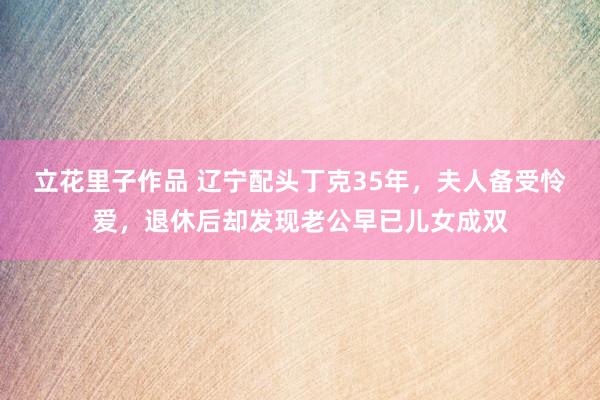 立花里子作品 辽宁配头丁克35年，夫人备受怜爱，退休后却发现老公早已儿女成双