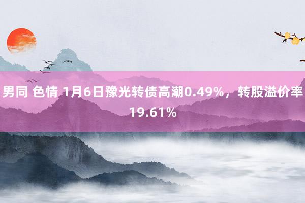 男同 色情 1月6日豫光转债高潮0.49%，转股溢价率19.61%