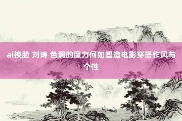 ai换脸 刘涛 色调的魔力何如塑造电影穿搭作风与个性