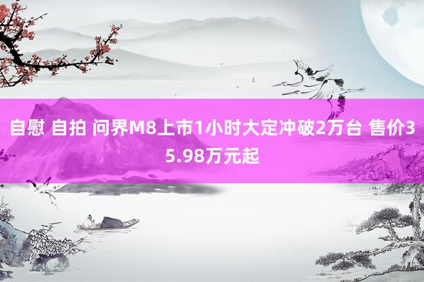 自慰 自拍 问界M8上市1小时大定冲破2万台 售价35.98万元起